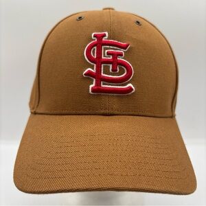 St Louis Cardinals MLB 47 Brand Clean Up Carhartt Brown Adjustable Hat OSFM